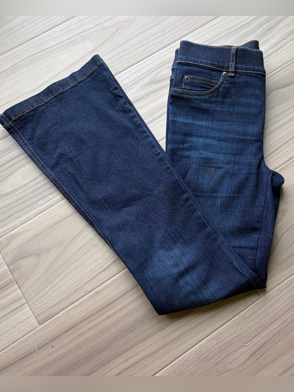 Spend Flare Dark Blue Jeans